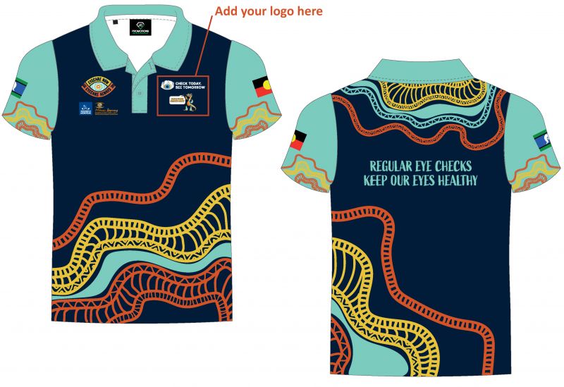 image showing back and front of tshirt design