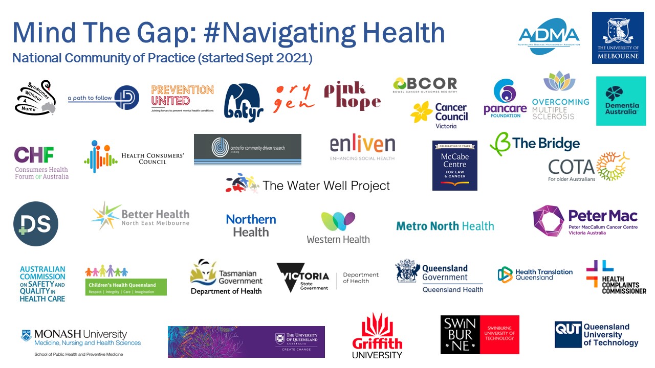 Logos of organisations involved in minding the gap