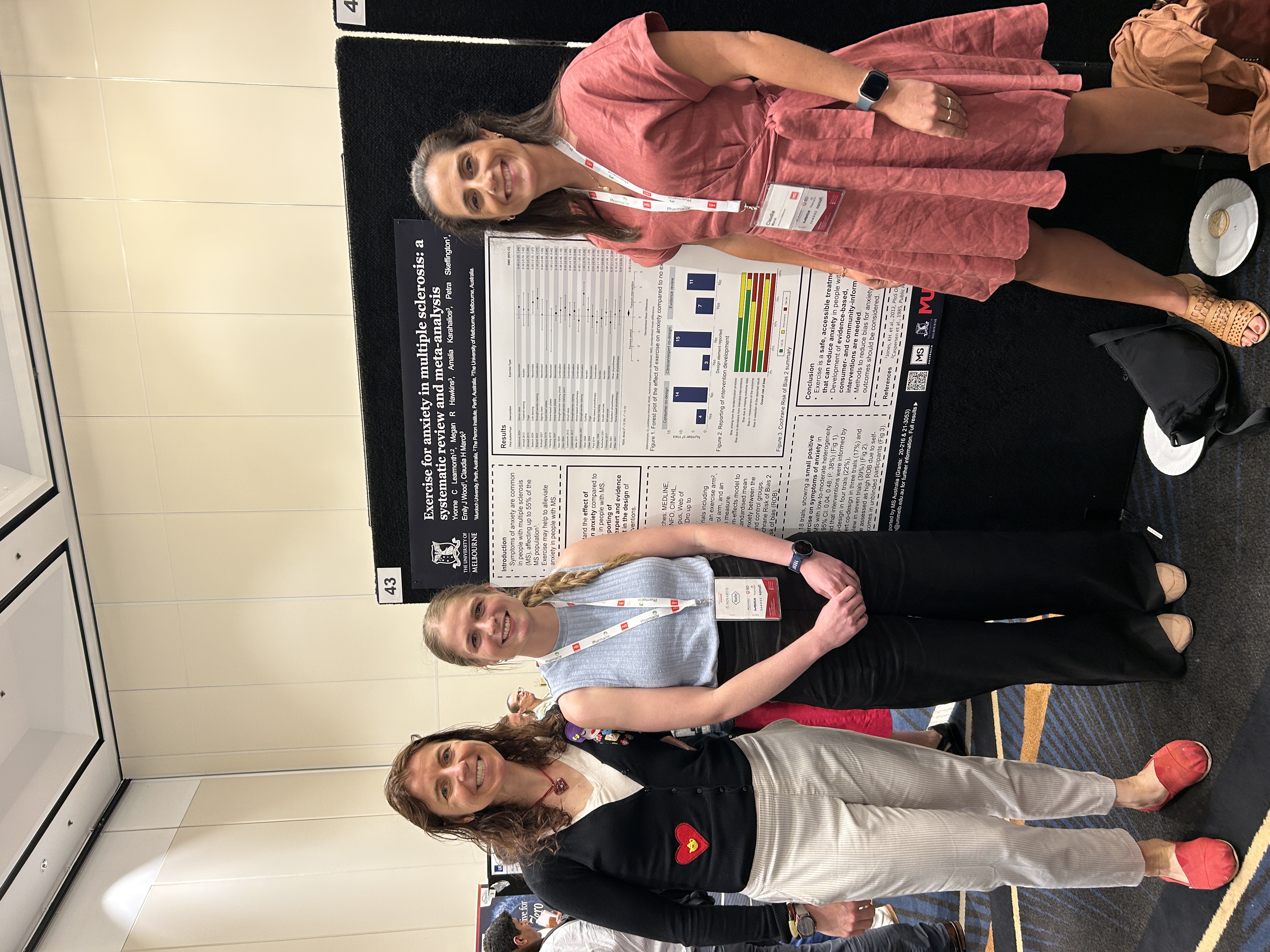Megan Hawkins and A/Prof Claudia Marck
