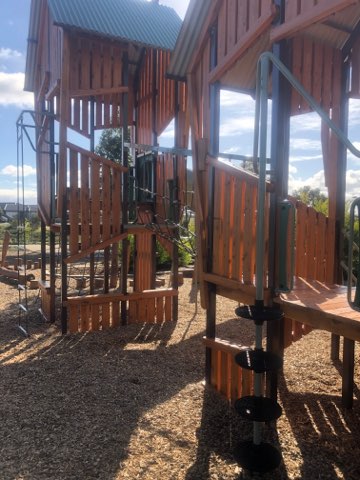 Photograph of a playground 