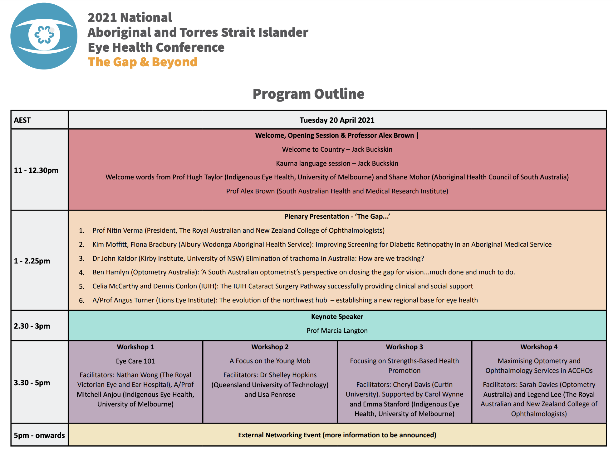 conference program