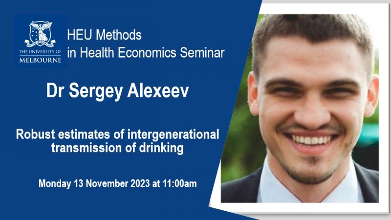 Image for HEU Seminar - Dr Sergey Alexeev