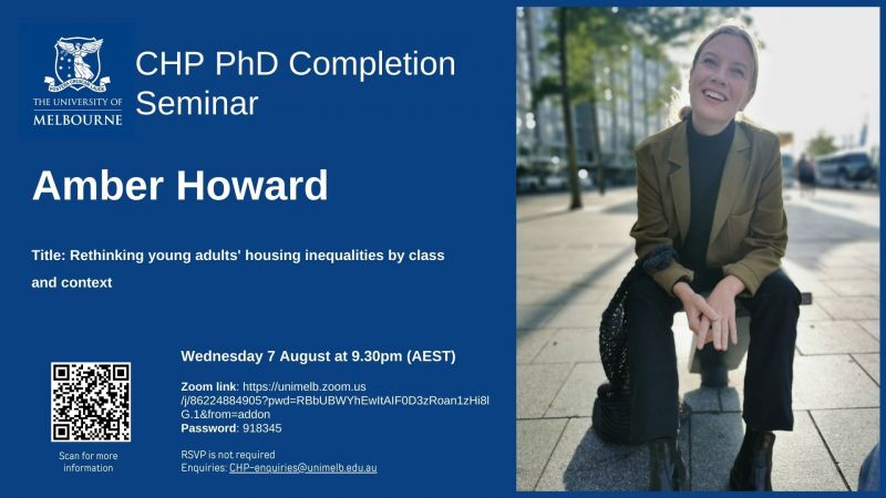 Image for PhD Completion Seminar - Amber Howard