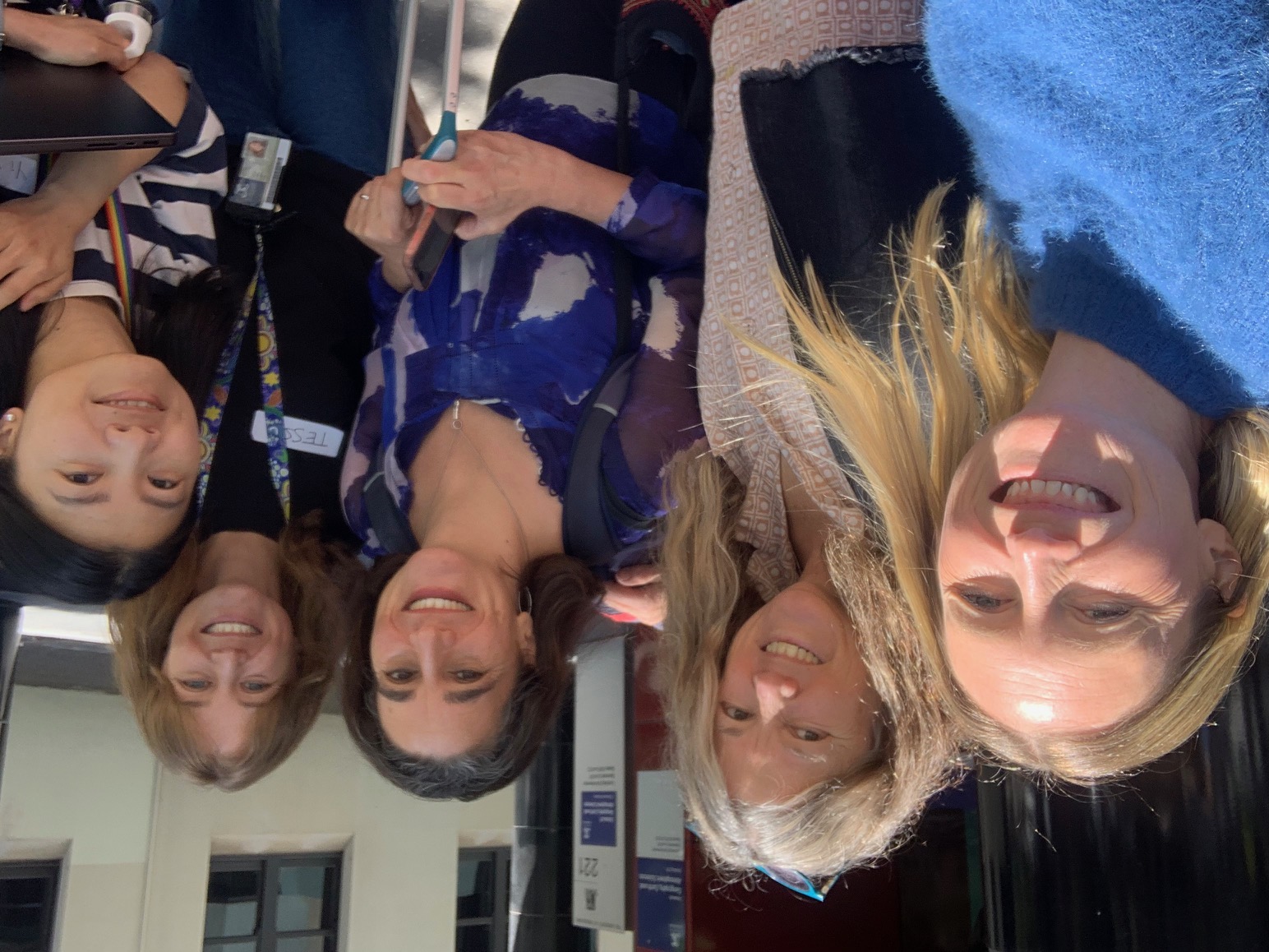 Photo with Zoe Aitken, Anne Kavanagh, Hannah Kuper, Tess Bright, Yi Yang