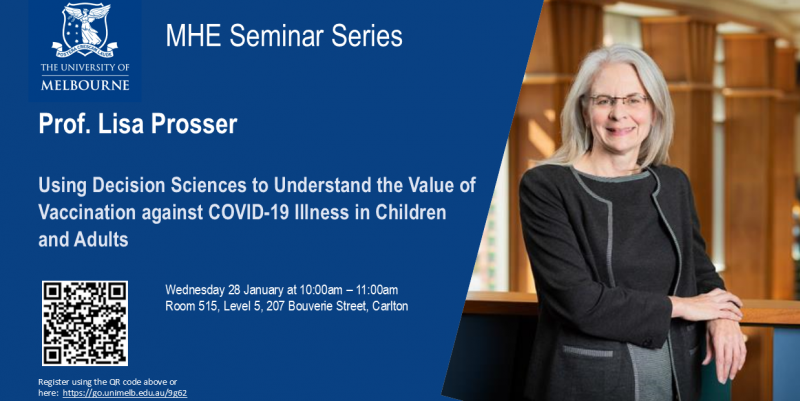 Image for MHE Seminar Series: Professor Lisa Prosser 