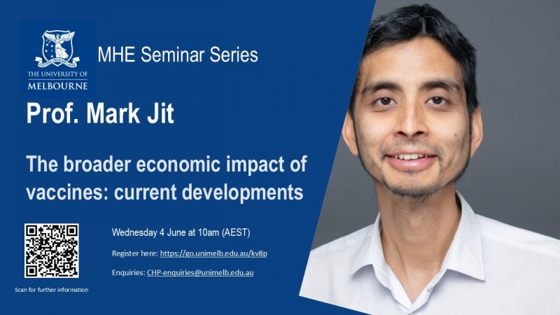 Image for MHE Seminar Series - Prof Mark Jit