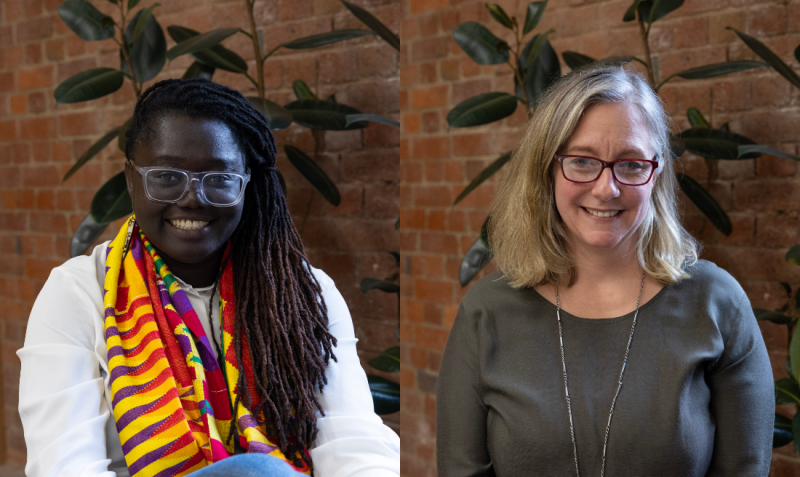 Dr Franka Vaughan (L) and Dr Erika Martino (R)