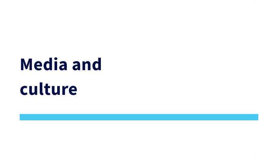 Advancing Melbourne 2030 Research framework - Media and Culture