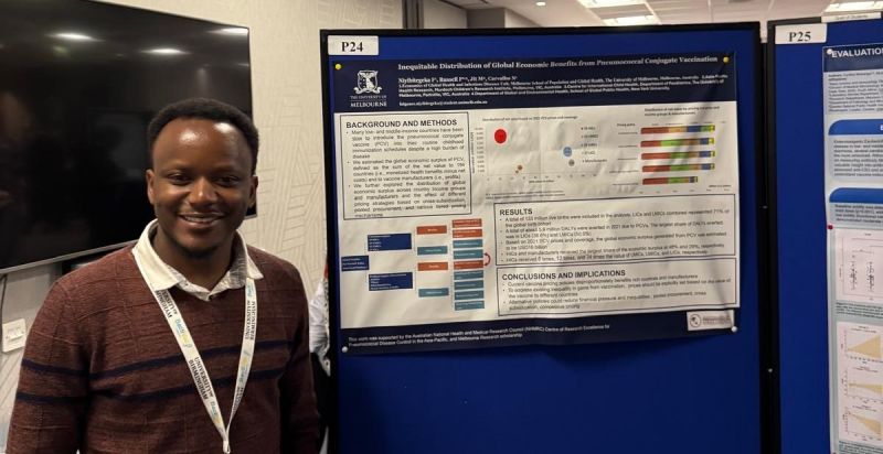 Image for Fulgence Niyibitegeka Presents Research on Global Vaccine Equity at the BactiVac Annual Meeting