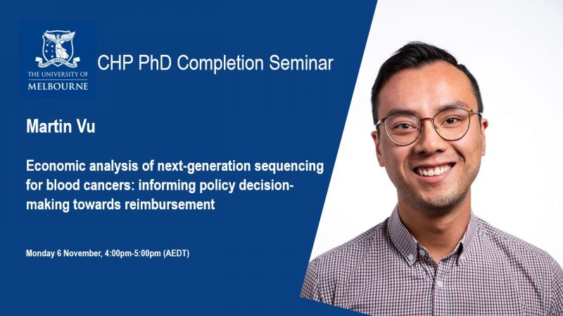 Image for CHP Completion Seminar - Martin Vu